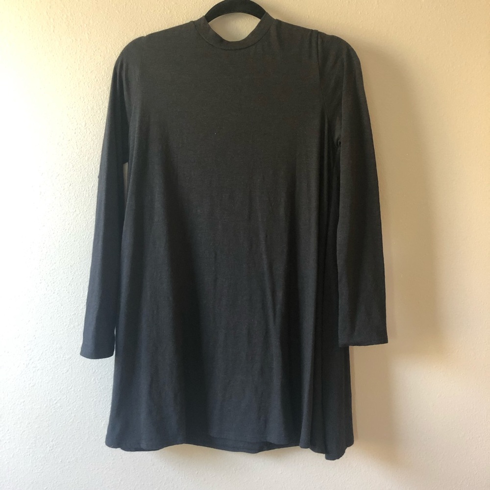 Free People Beach Back Cut Out Dress Black